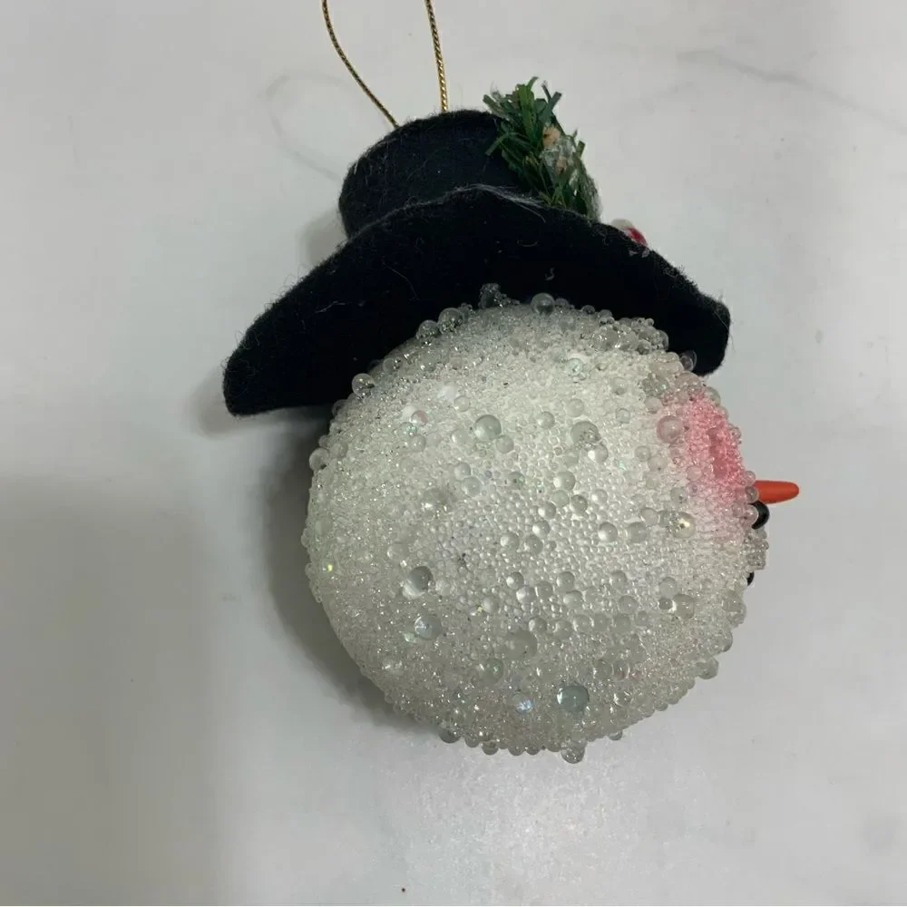 Lot of 4 Snowman Christmas Tree Ornaments